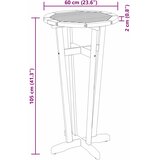  Vrtni barski stol Ø 60 x 105 cm od masivnog bagremovog drva | shoptok.hr
