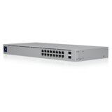 Switch USW-16-PoE 16-port Layer 2 PoE switch, 8 x GbE PoE+, 8 x GbE ports, 2 x 1G SFP ports, 42W total PoE Power, fanless, sil | Eponuda.ba