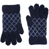 Art of Polo Woman's Gloves Rk22242 Navy Blue