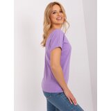 BASIC Feel Good T-shirt-RV-TS-4662.99-light purple | Shoptok.si