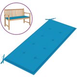 vidaXL jastuk za vrtnu klupu plavi 120x50x3 cm Cijene