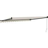 vidaXL Tenda na uvlačenje krem 4 5 x 3 m od tkanine i aluminija | shoptok.hr
