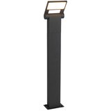 QAZQA Moderna zunanja palica siva z LED IP54 - Zane Cene
