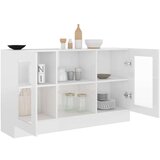  Vitrina visoki sjaj bijela 120 x 30 5 x 70 cm od iverice | shoptok.hr