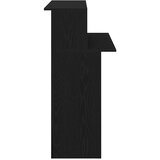 vidaXL sprejemna pisalna miza črna 100x50x103,5 cm inženirski les, (22094740) | Shoptok.si