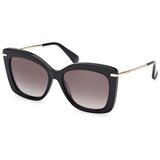 Max Mara MM0101 01B ONE SIZE (55) Črna/Rjava Cene