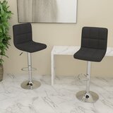  Barski stolci od tkanine 2 kom crni | Eponuda.com