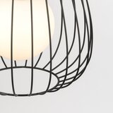  Luster na sajli BELL 1xG9/12W/230V prečnik 24 cm crna/sjajni hrom | Eponuda.com