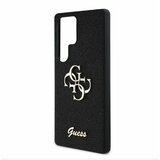 Guess PU Fixed Glitter 4G Metal Logo Zadní Kryt pro Samsung Galaxy S25 Ultra Black Ovitek za telefon Vijolična | Shoptok.si