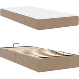 Posteljni okvir z vzmetnico Kapučino 100 x 200 cm Umetna koža, (5000069770) | Shoptok.si