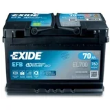akumulator EFB, 70AH, D, 720A, EL700