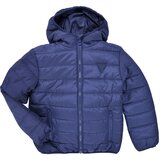 Guess Puhovke HOODED LS PADDED PUFFER W ZIP Modra | Shoptok.si