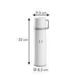Tescoma Constant Cream termosica sa šalicom, 1,0 l | shoptok.hr
