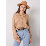 RUE PARIS Sweater-269-SW-5593.32-camel | Shoptok.si
