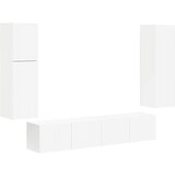 vidaXL Komplet TV omaric 4 pcs Bela Konstruiran les, (5000132215) | Shoptok.si