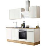 RESPEKTA Kuhinjski Blok Premium Marleen 220, Bela, Visoki Sijaj | Shoptok.si