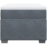  Box spring krevet s madracem tamnosivi 90x190 cm baršunasti | shoptok.hr
