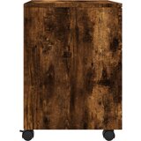  Pisarniška omarica na kolesih dimljeni hrast 45x38x54 cm, (20716082) | Shoptok.si
