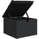vidaXL 7-dijelni set vrtnih sofa od poliratana s jastucima crni | shoptok.hr