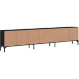 TV ormarić s ladicom crni 200 x 25 x 44 cm konstruirano drvo | shoptok.hr
