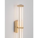 Nova Luce Kovinska LED zatemnitvena stenska svetilka v mat zlati barvi Pheme – | Shoptok.si