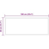  LED kupaonsko ogledalo s ogledalom *Transparent*an 100 x 40 cm | shoptok.hr