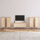 TV ormarići 5 kom od masivne borovine | shoptok.hr