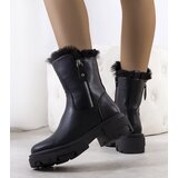 Gemre Black snow boots with fur Degli | Shoptok.si
