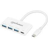 Manhattan Docking stanica, USB Tip-C, 3.2, 3xUSB 3.0, Bijela | Eponuda.ba