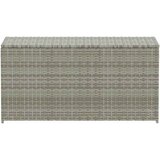  Vrtna kutija za pohranu od poliratana 100 x 50 x 50 cm siva | shoptok.hr