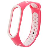 MI band 3 / band 4 zamjenska narukvica dots rozo - bijela Cijene