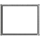  Povišeni vrtni krevet Srebrna 100 x 80 x 55 cm cinkani | shoptok.hr