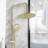 Wenko Tuš garnitura iz nerjavečega jekla v mat zlati barvi 101 cm Young Line – | Shoptok.si