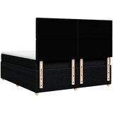  Krevet s oprugama i madracem crni 180x200 cm od tkanine | shoptok.hr