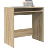 vidaXL Računalniška miza Sonomskem hrastu Inženirski les Kompaktna | Shoptok.si