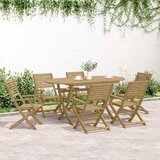  7-dijelni vrtni blagovaonski set od masivnog bagremovog drva | shoptok.hr