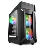  Kućište SHARKOON gaming, VG6-W RGB, ATX, ventilator 3×120 mm LED, 2xUSB3, Window | Eponuda.ba