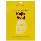 NINE LESS My Fit Sheet Mask No.2 Kojic Acid 20gr | Eponuda.com