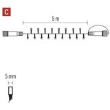  LED spoljašnji niz 50xLED/5m IP44 topla bela | Eponuda.com