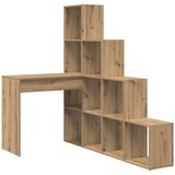  Kutni stol s policom Umjetnički hrast 101,5 x 149,5 x 149,5 cm | Eponuda.com