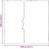 CERADA Pokrivalo za rastline Transparentno 12 x 12 m PE, (5000287634) | Shoptok.si