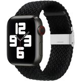  Kvalitetna Narukvica za Apple Watch 1 / 2 / 3 / 4 / 5 / 6 / 7 / 8 / 9 / SE / SE 2 / Ultra / Ultra 2 - (42 / 44 / 45 / 49mm) - Crna KP30202 Cene