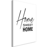  Slika - Black and White: Home Sweet Home (1 Part) Vertical 80x120 Cijene
