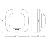 Steinel 035273 - senzor prisustva ir quattro hd 24 m dali plus, bela | Eponuda.com