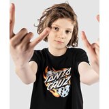 Santa Cruz Flaming Dice Dot Kids T-shirt black | Shoptok.si