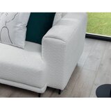 ELTAP Krem sklopiva/s prostorom za odlaganje sofa od bouclé tkanine 260 cm Dalia – | shoptok.hr
