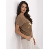 Calimera T-shirt-CLM-TS-1729.86-light brown | Shoptok.si
