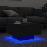  Stolić za kavu s LED svjetlima crni 55 x 55 x 31 cm | shoptok.hr
