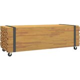 vidaXL Klubska mizica 110x45x35 cm trdna tikovina | Shoptok.si