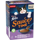 Ekonomično pakiranje Felix Sauce Time 12 x 40 g - S okusom piletine i lososa | shoptok.hr